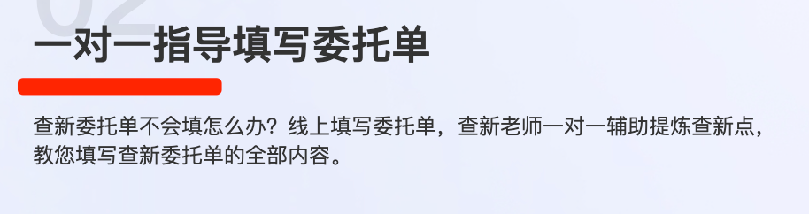 一对一指导填写标准查新委托单